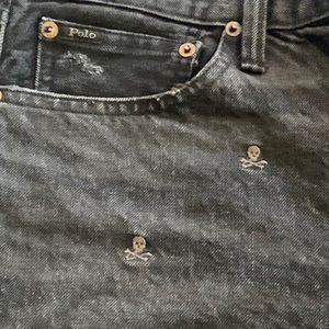 Polo Ralph Lauren skull ☠️ and bones jeans